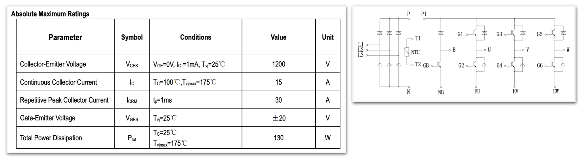  G15P12P2 igbt module