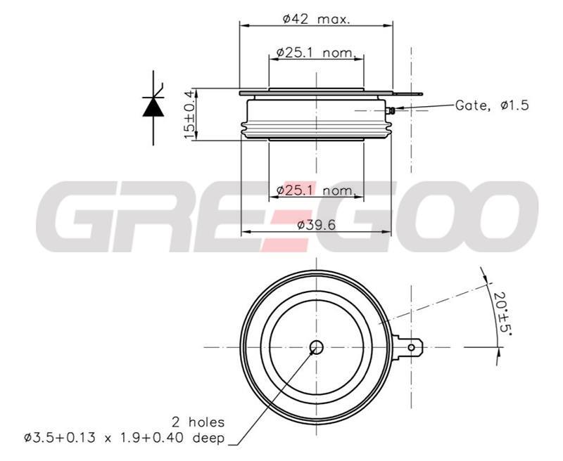 T75-750 Phase Control Thyristor