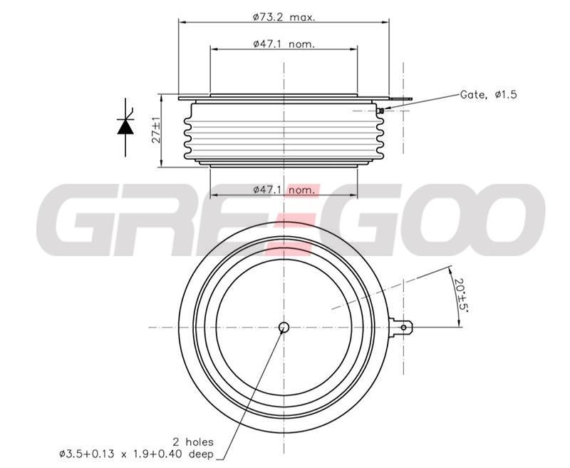 T95-1900 Phase Control Thyristor