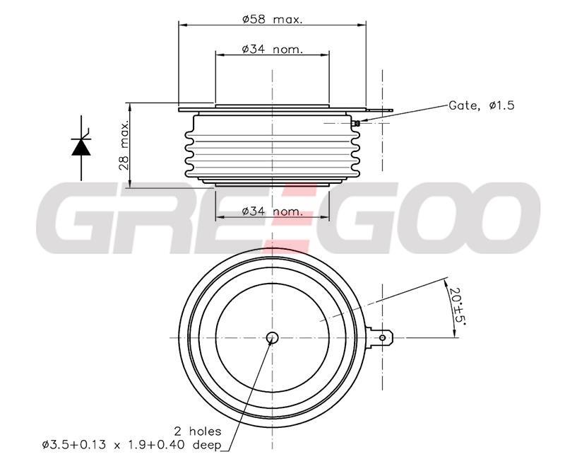 T83-900 Phase Control Thyristor