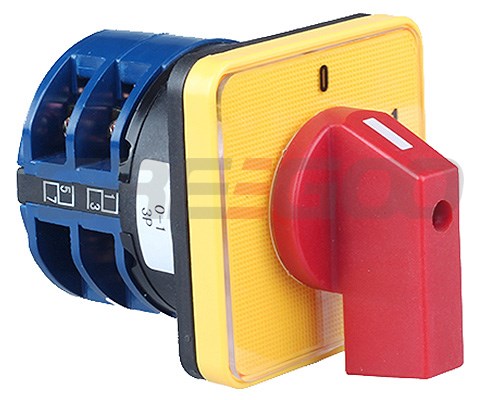 Main Switch LW26-32 0-1 3P Yellow-Red type