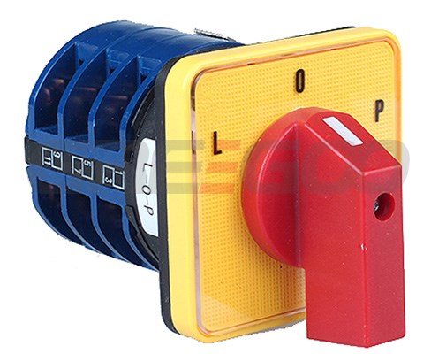 MOTOR SWITCH LW26-32 L-O-P Yellow-Red Type
