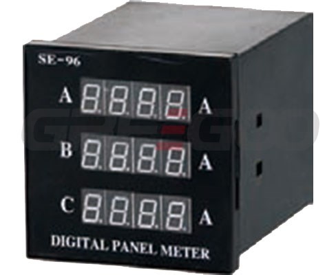 Three Phase Digital AC Ammeters and Voltmeters