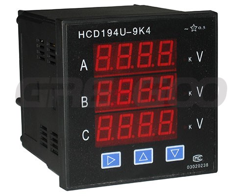 ProgrammableThree Phase Digital AC Ammeters and Voltmeter 	