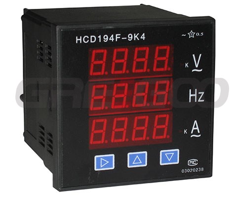 Programmable A,V,Hz digital panel meter