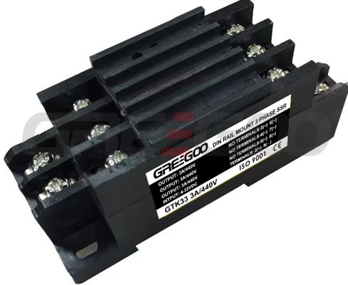3A to 15A SSR din rail mount 1/2/3 channel output ssr relays