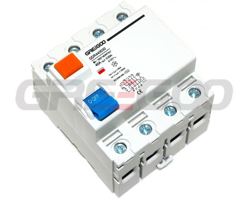 Residual Current Circuit Breakers up to 125A