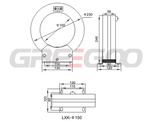 LXK-Φ80~Φ240 Zero Sequence Current Transformer 