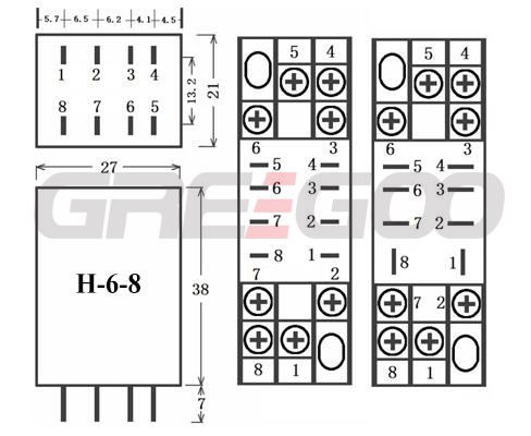 Plug in AC switching Solid State Relays