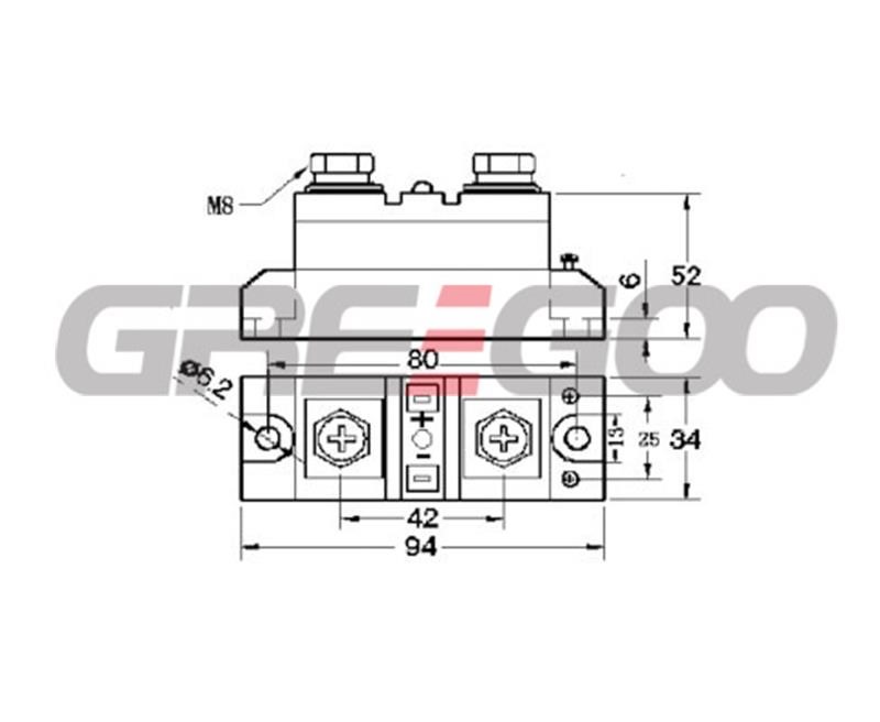 DC charging and discharging Solid State Relays