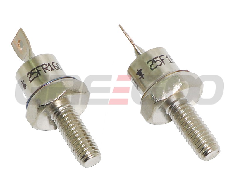 anode to stud, cathod to stud diode