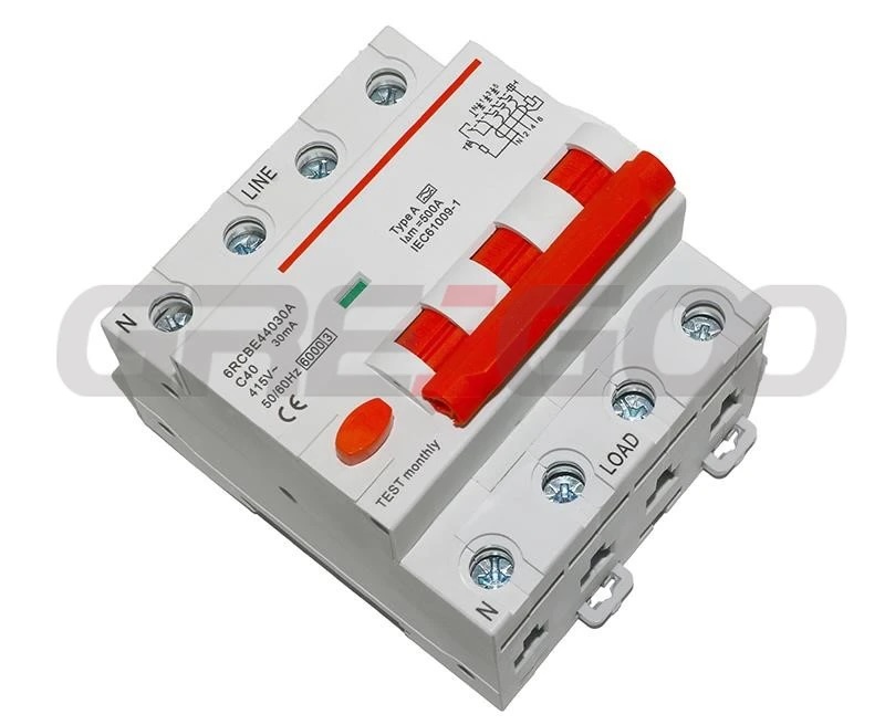 6RCB Electronic and Magnetic type RCBO 6RCBE44030A