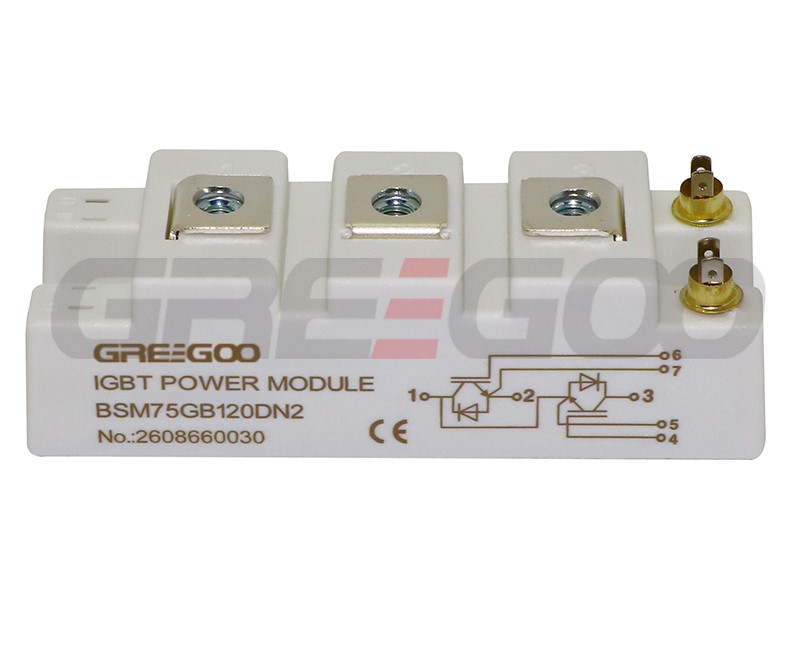 BSM75GB120DN2 IGBT Power Module face view