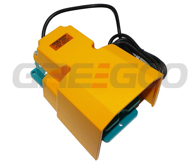 Protective guard foot switch