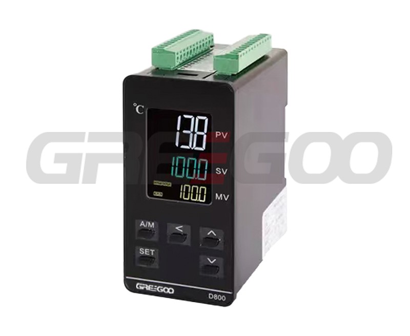 three-color LCD display D800 series temperature controller plug in design