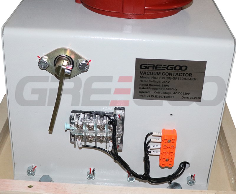 EVC8G-SP630A-24KV 24KV Vacuum Contactor label