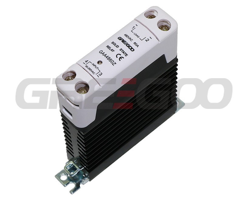 heatsink integrated solid state relay up to 60A 480Vac