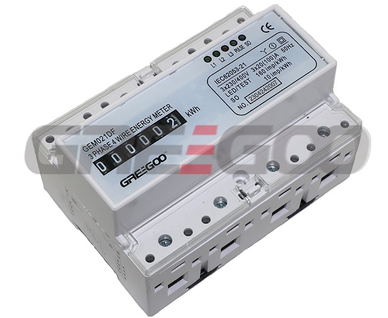 Display total energy consumption by step motor type impulse register