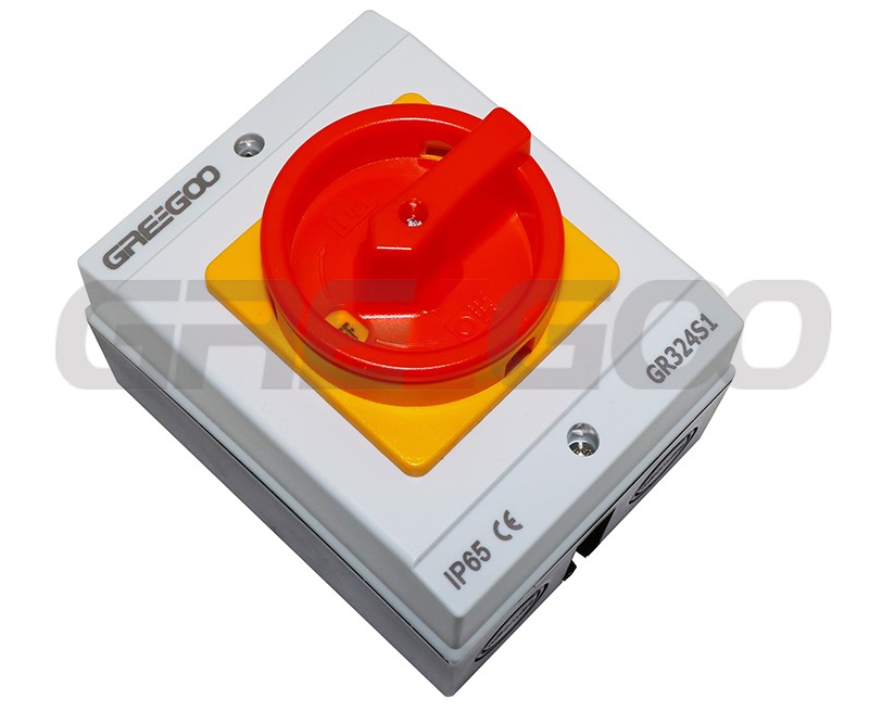GR324S1 rotary isolator switches with plastic enclosure