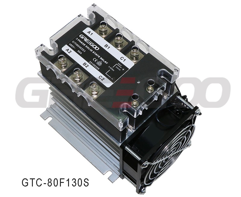 GTC-80F130S 3 phase Solid State Relay Assembly