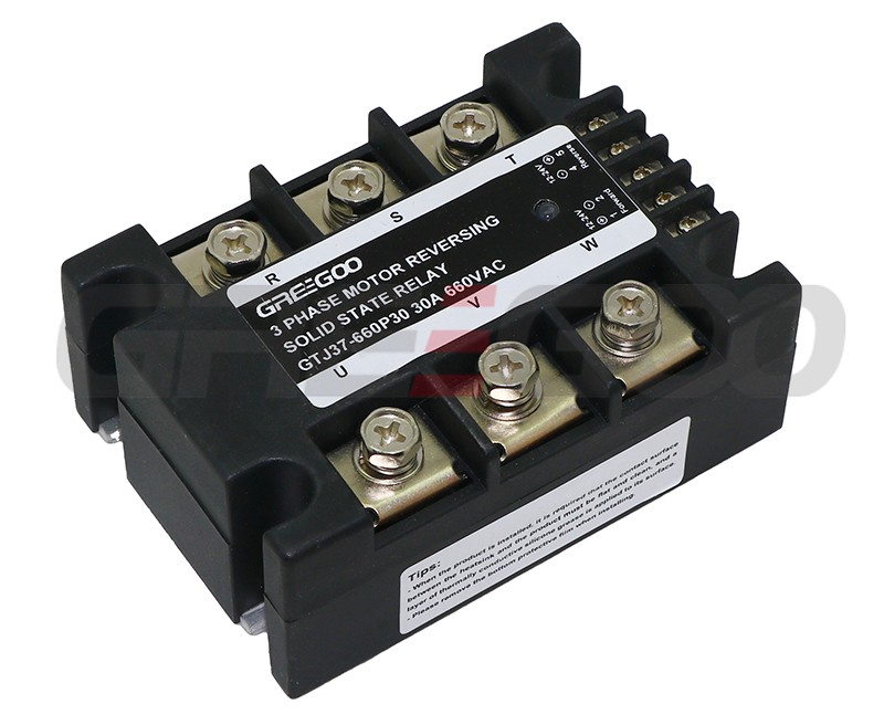 3 phase motor reverse forward solid state relay 30A 660VAC