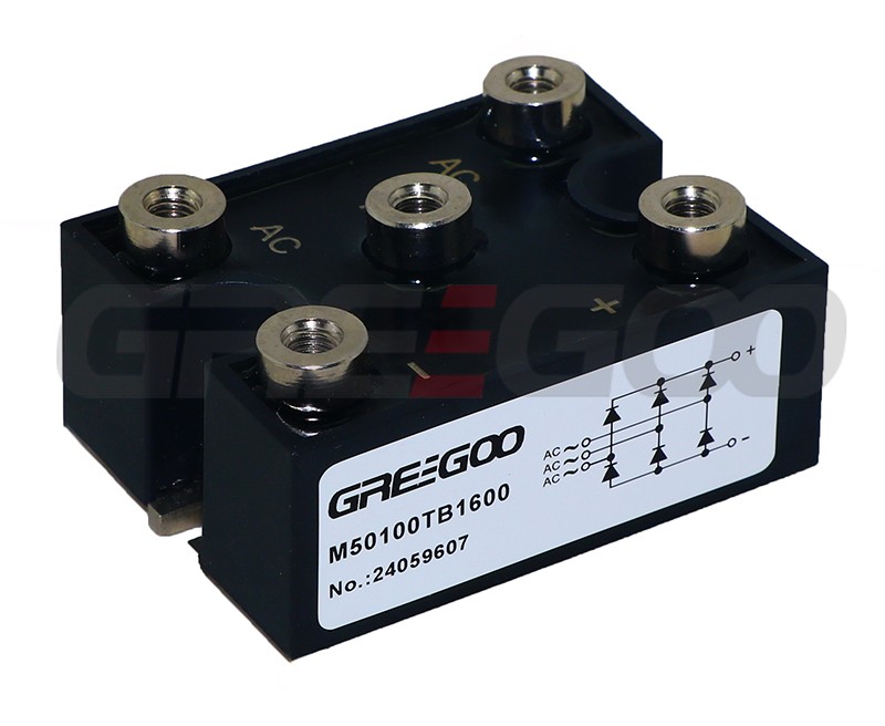 M50 Diode Series, Bridge rectifier, 60A and 100A,1600V.
