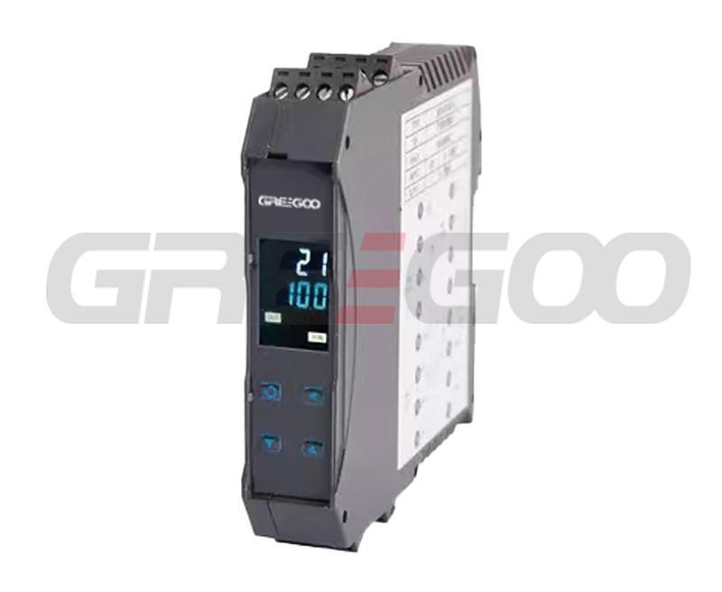 Compact rail mounting design three-color LCD display Q800 temperature controller