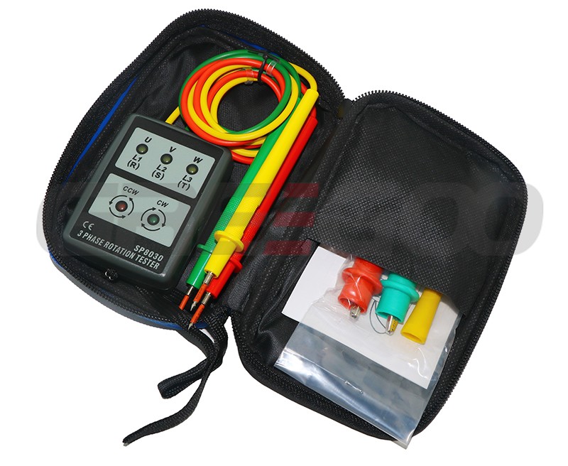 SP8030 three-phase rotation tester