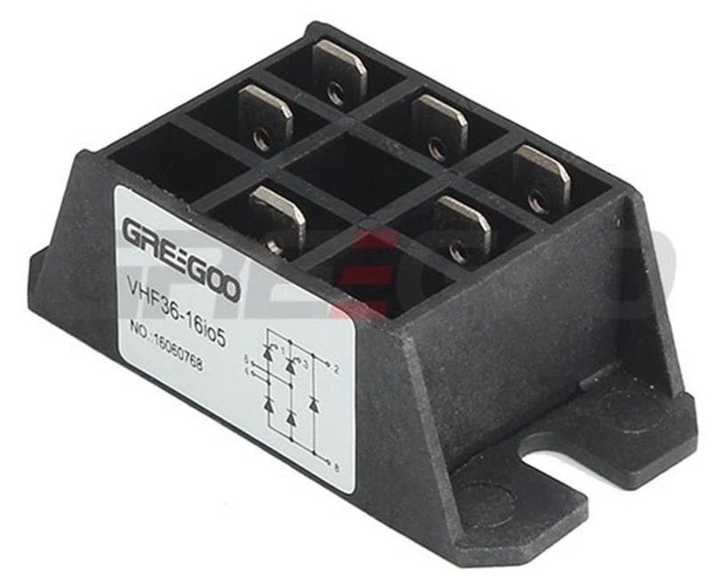 VHF36 26A 1600V Phase Half Controlled Rectifier Bridge with Freewheeling Diode