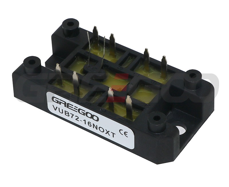 3~ Rectifier Bridge + Brake Unit + NTC, 75A 1200V