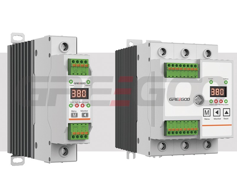 emperature detection, Phase loss detection, Panel function LEDs for operational status monitoring