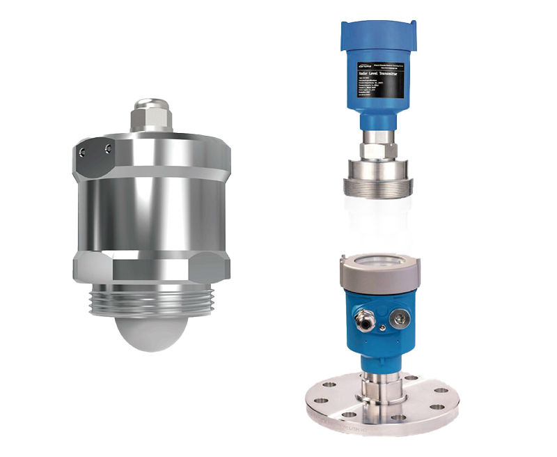 Non contactor radar transmitter