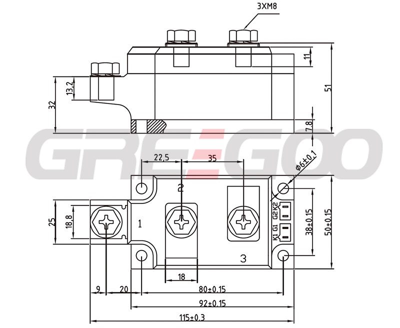 320A 250a 1200V and 1600V power module
