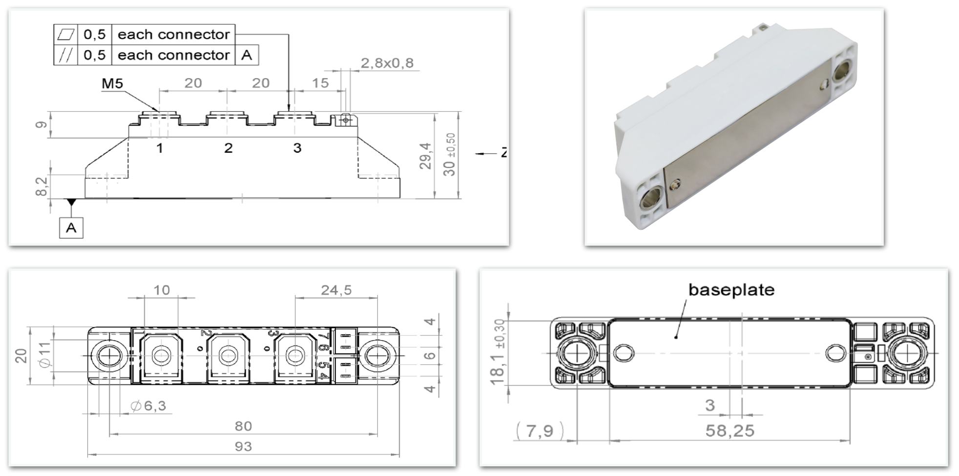 TT120N16SOF thyristor module