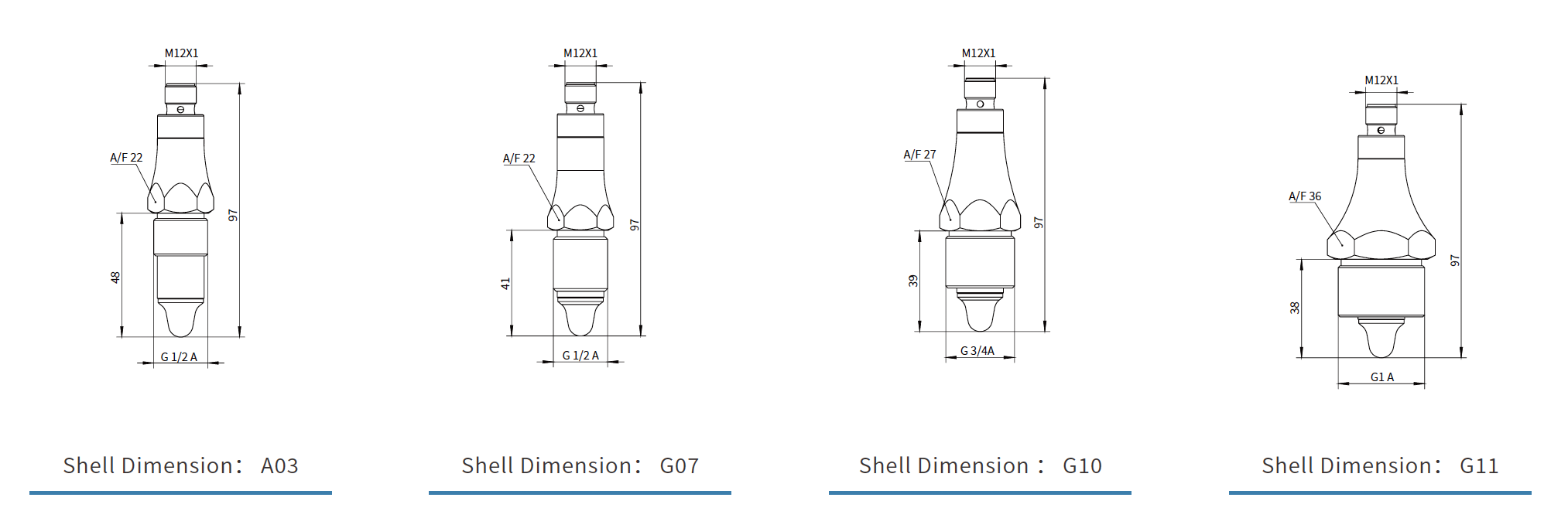 liquid-level-sensor-dimension overview