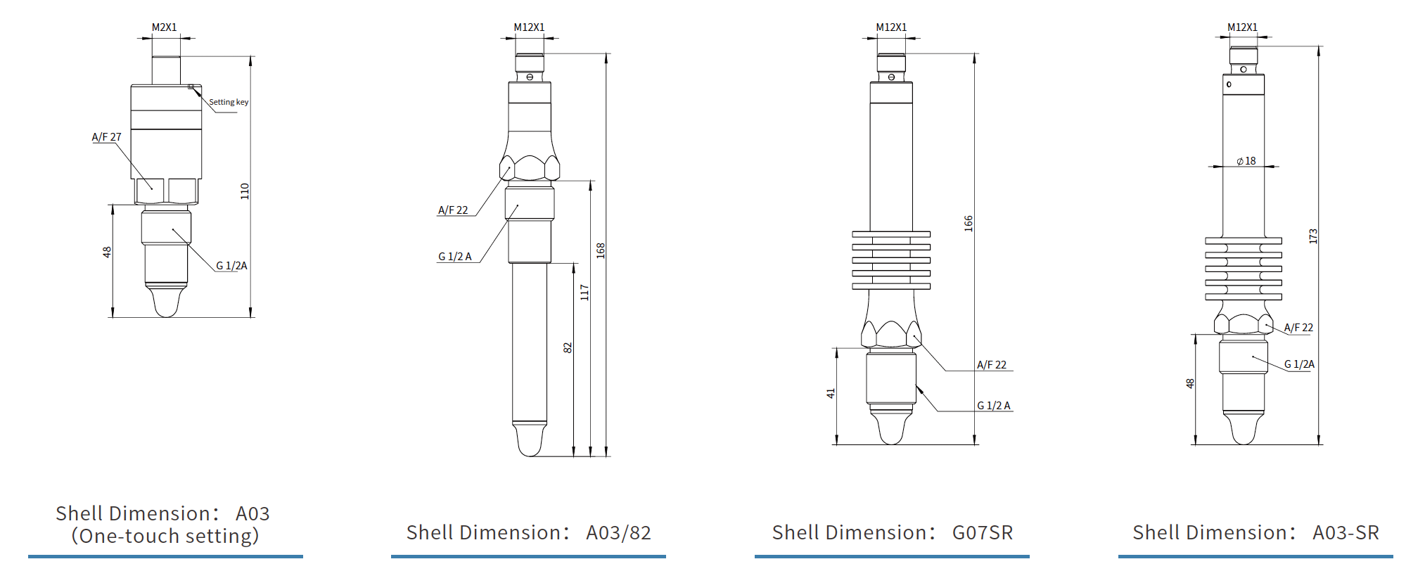 liquid-level-sensor-dimension general view