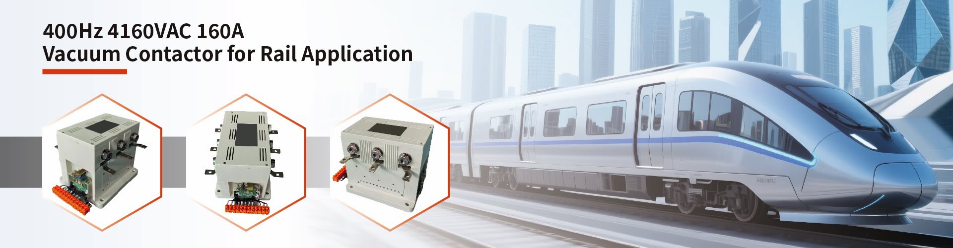 400Hz rail vacuum contactor 4160V