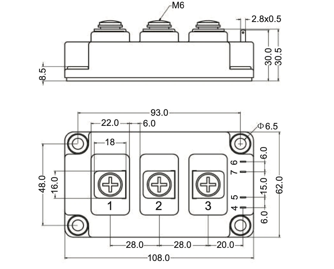 GF400D170B2B dimensions