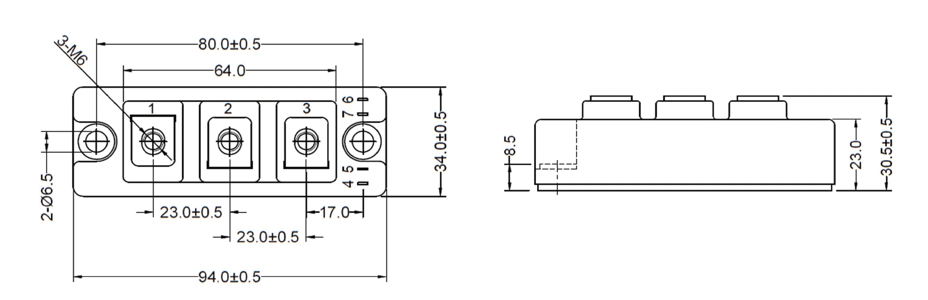 fred module dimensions