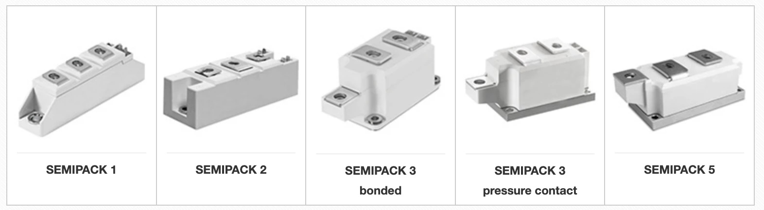 Semikron SKKT thyristor module package