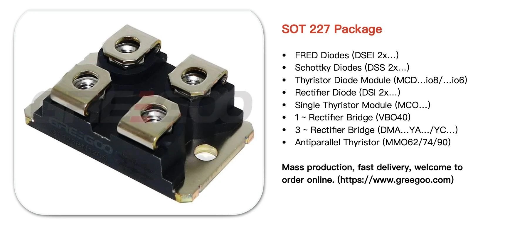 sot227 package power modules