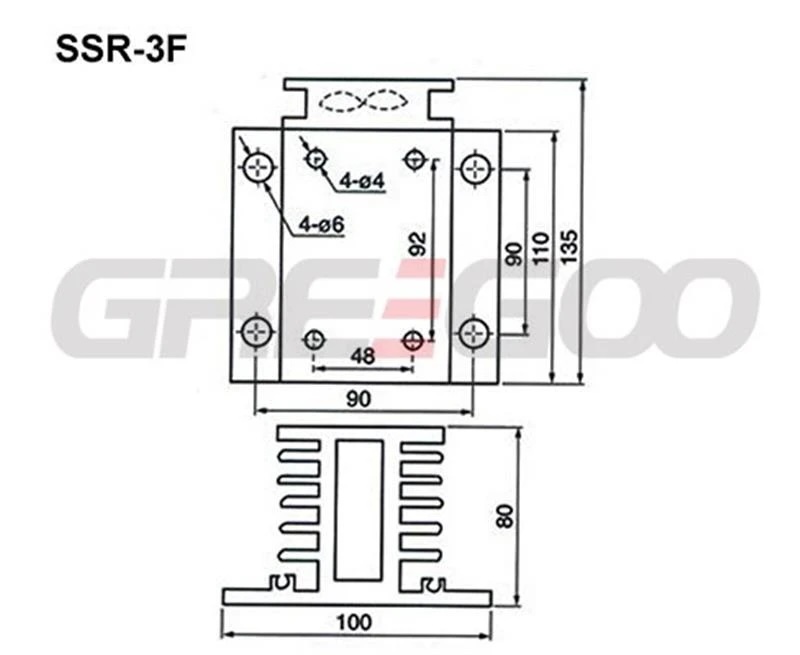 SSR-3F heatsink