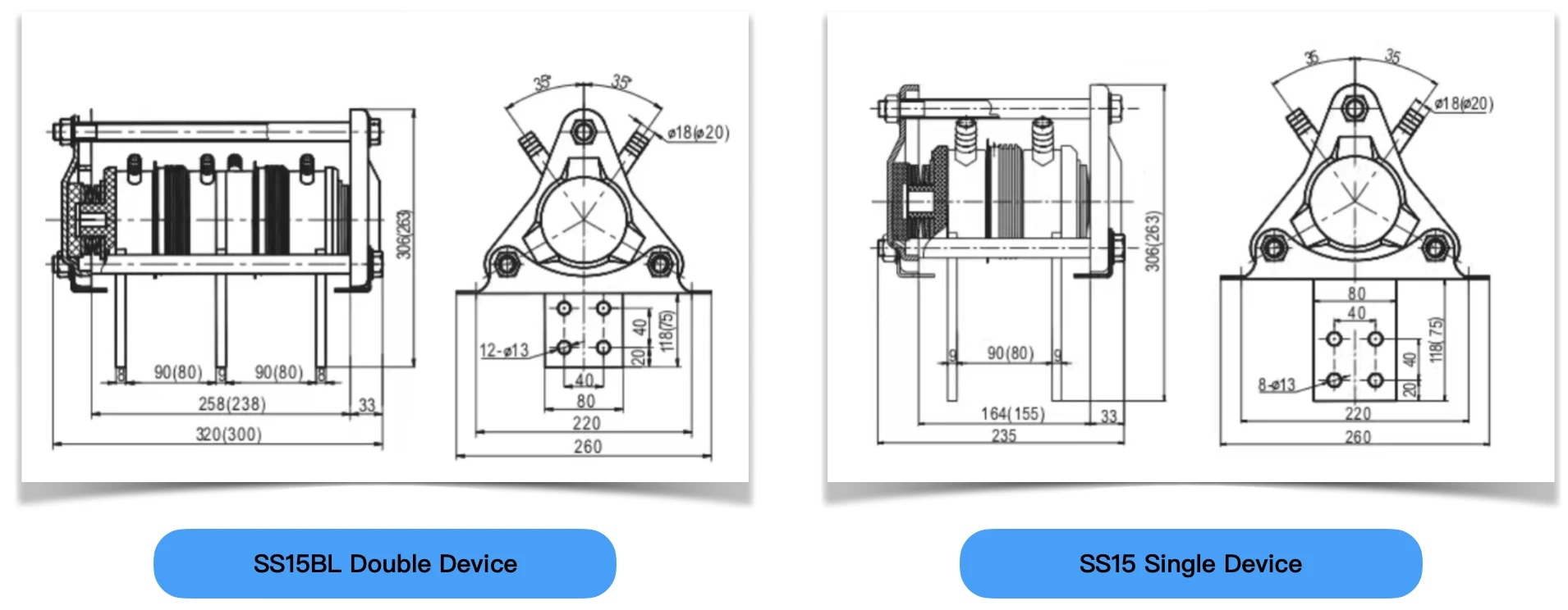 SS15 SS15BL heatsink