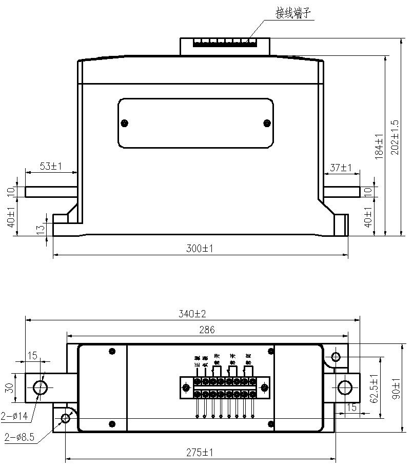 250A to 630A single pole vacuum contactor