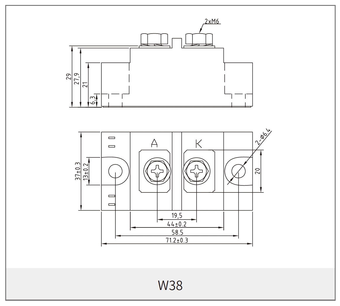 W38 casing