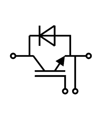 circuit of igbt SKM300GA12E4