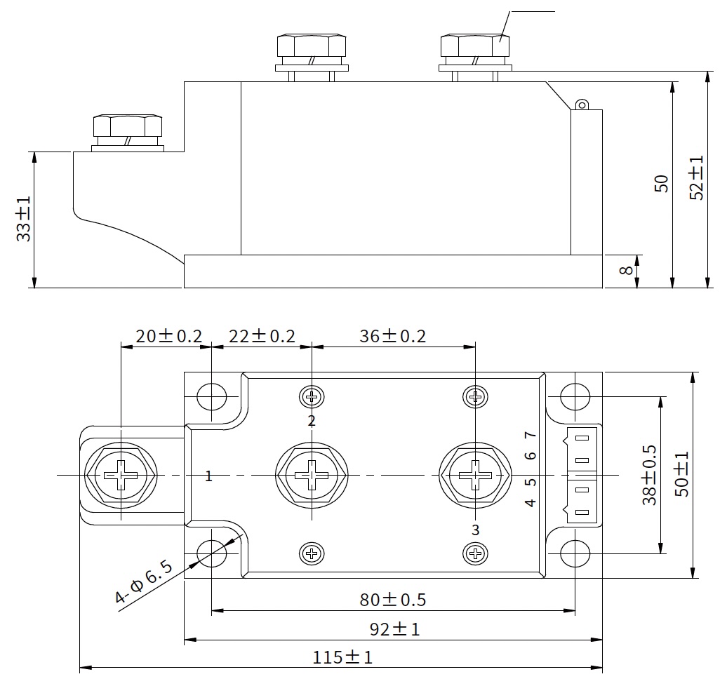 w50 casing semiconductor modules