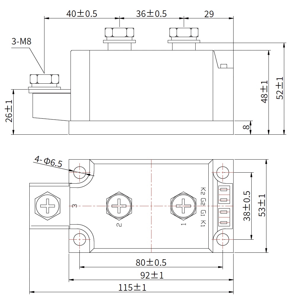 W53 casing semiconductor modules