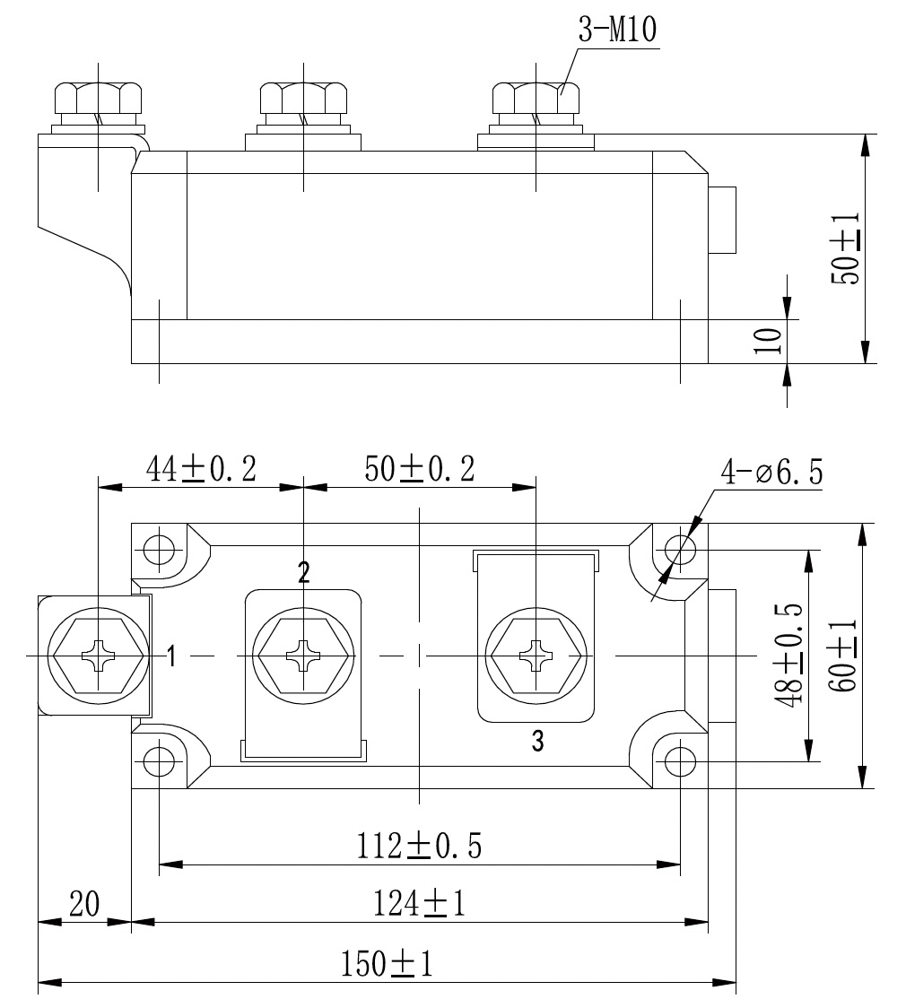w60 casing semiconductor modules