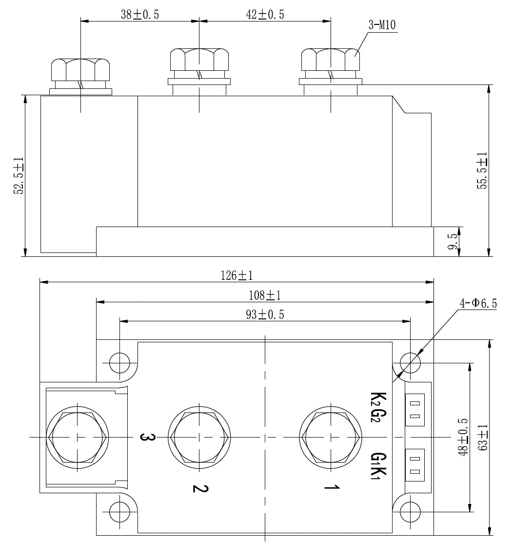 w63 casing semiconductor modules